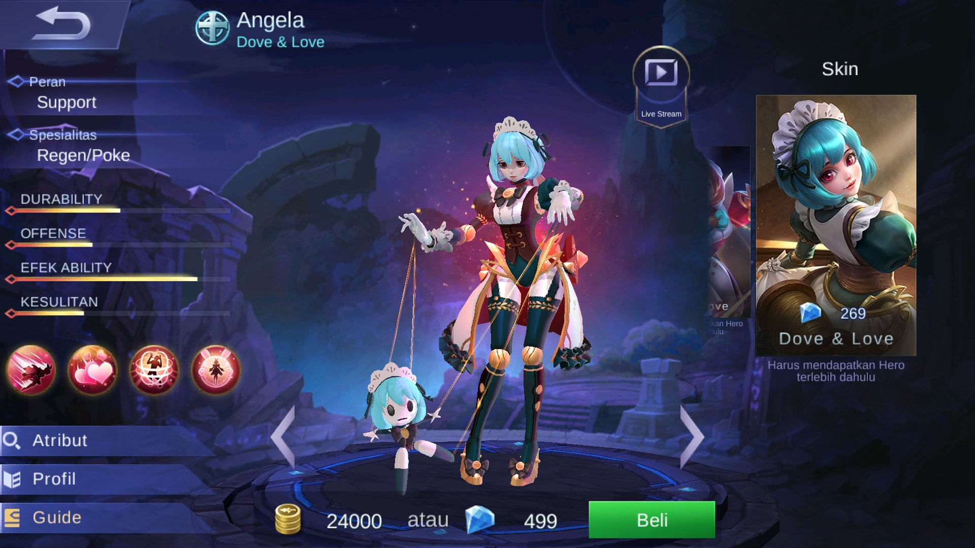MOBA GAME MOBILE LEGENDS Hero ANGELA Review Tips And Trix And