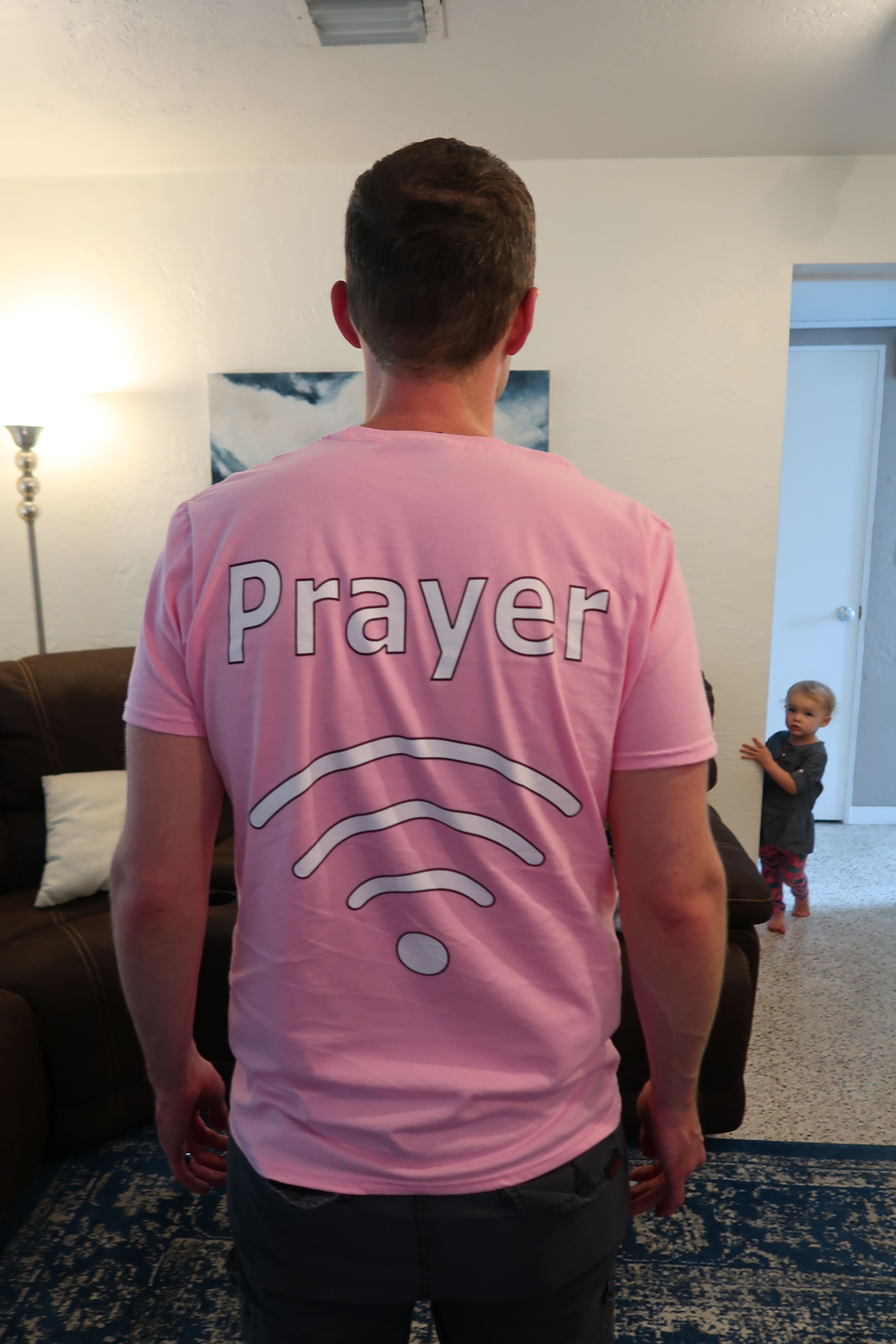 Jerry Banfield pink prayer amazon merch back close.JPG