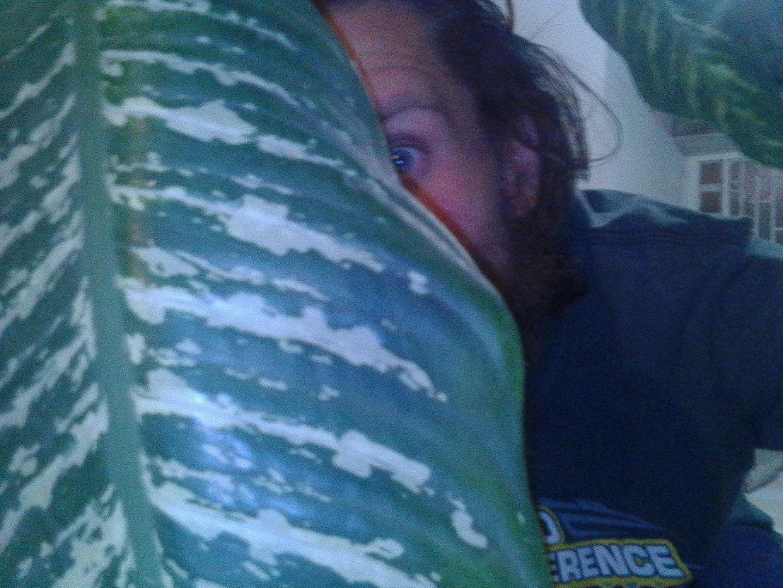 Alex selfie peeking ecoinstant papa pepper.jpg