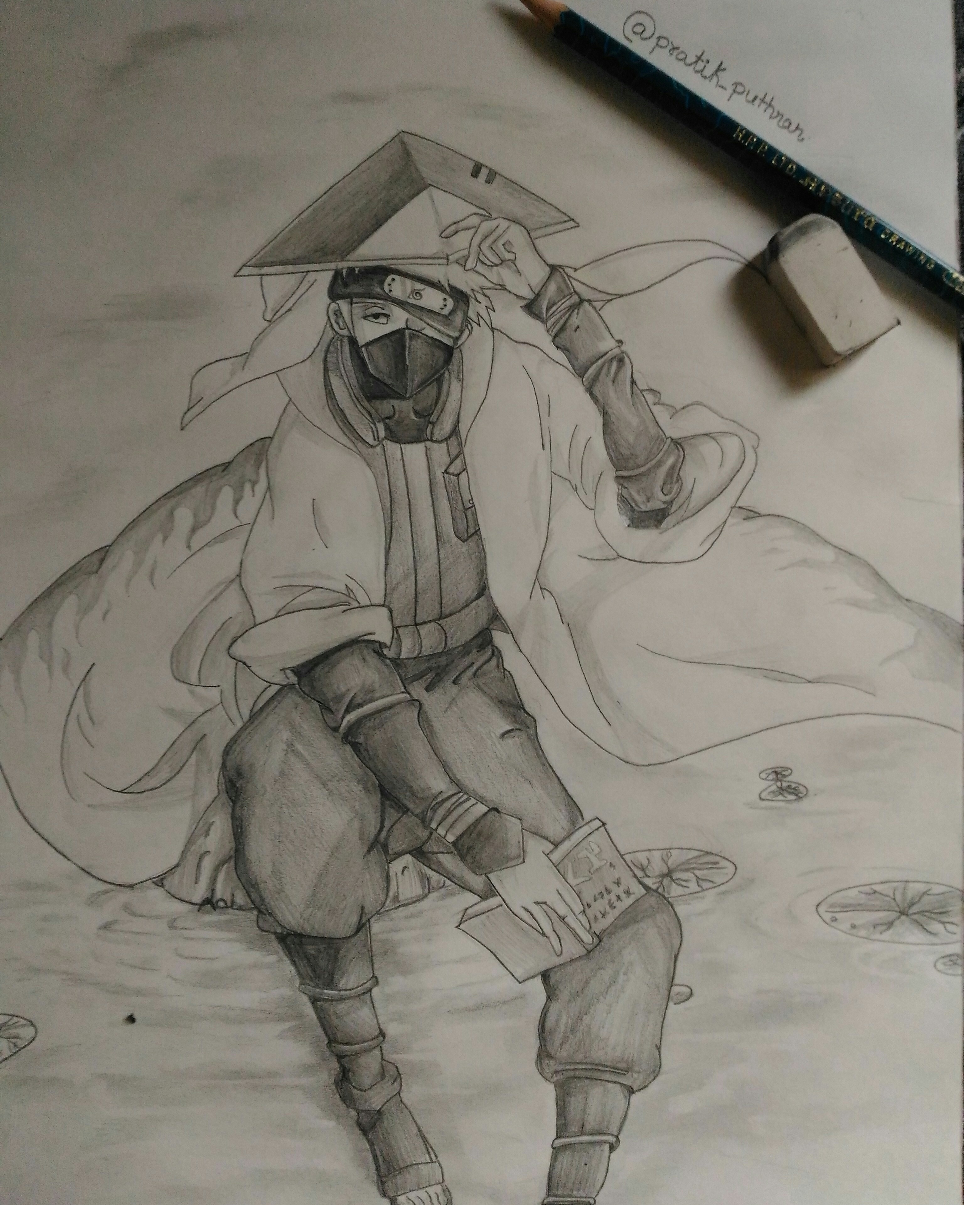 My Kakashi Hatake Drawing!