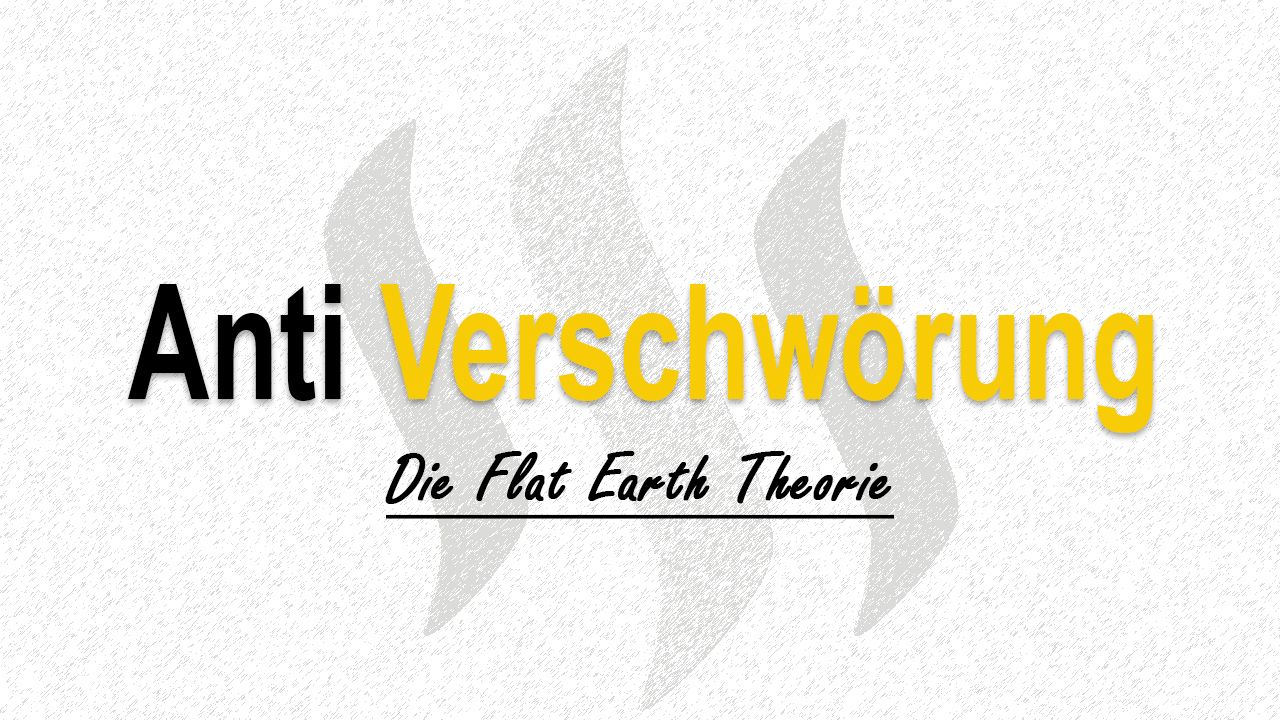 Steemit thumbnail - Die Flat Earth Theorie.jpg