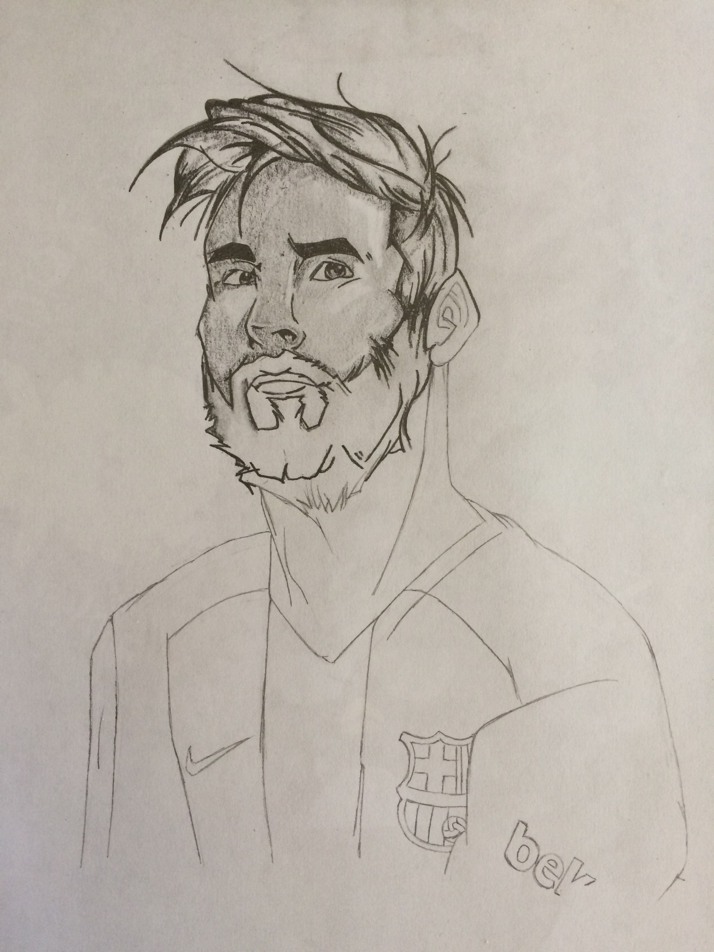 messi dibujado paso a paso messi drawn step by step messiä¸€æ­¥ä¸€æ­¥ç•«å‡ºä¾† steemit step messiä¸€æ­¥ä¸€æ­¥