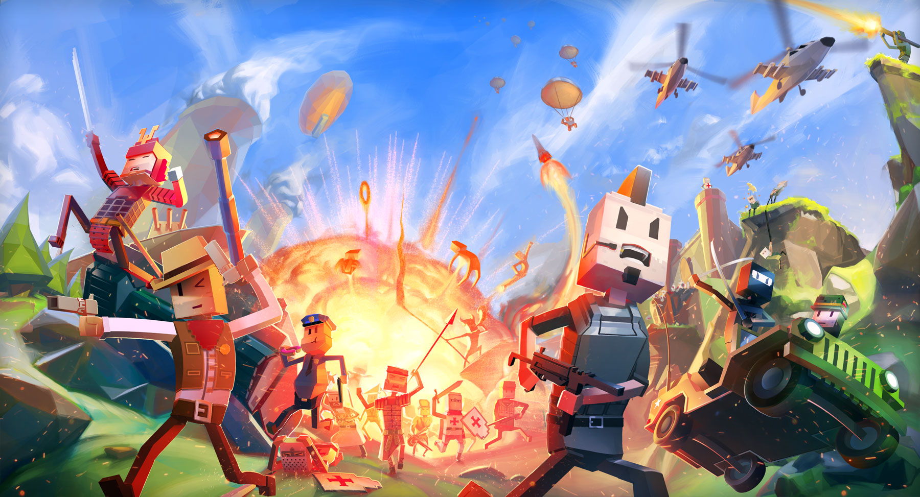 Hella Big PromoArt Illustration Made for Solstar Games' BattleBlox ...