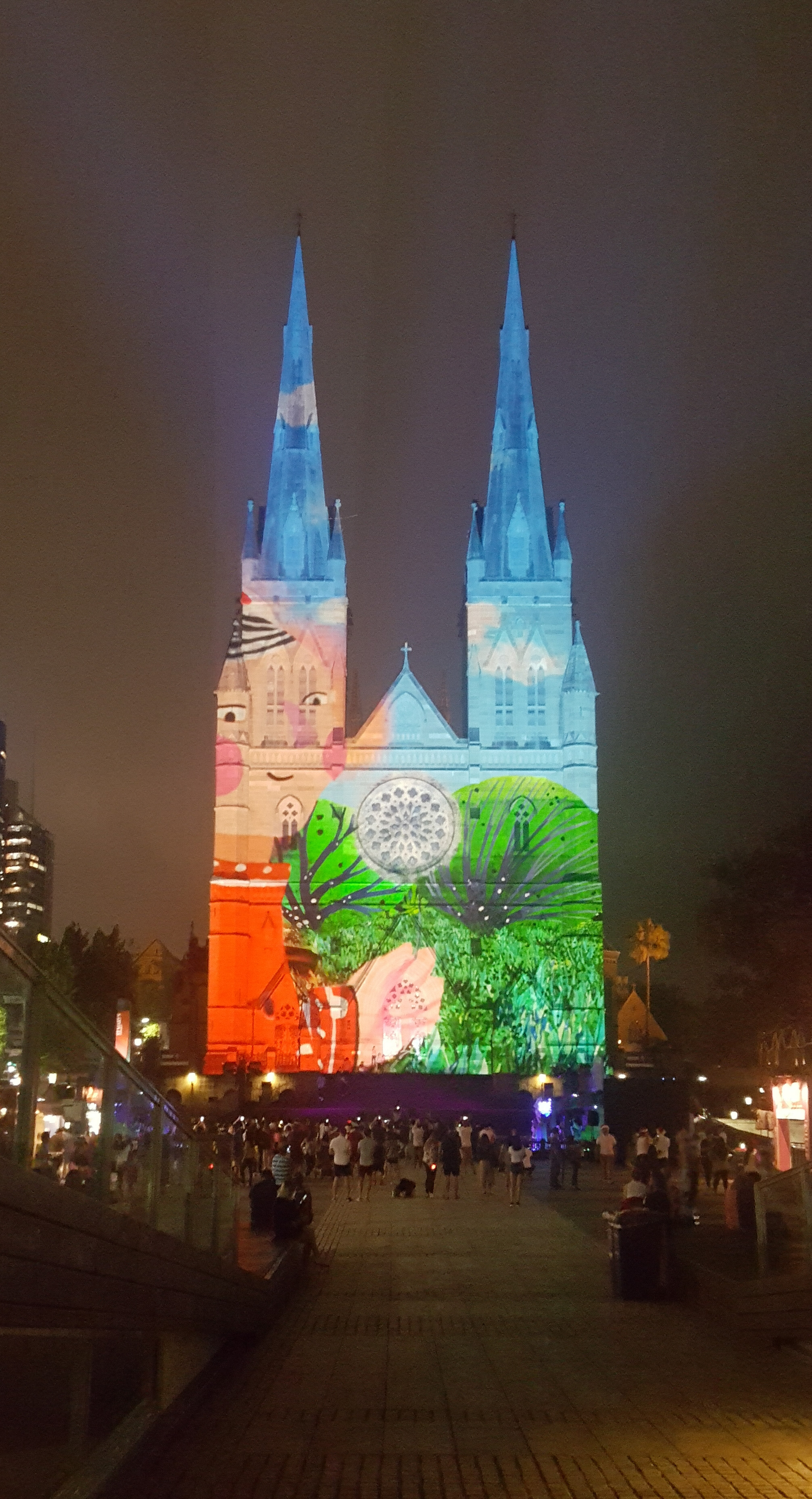 St Marys Cathedral Light Projection Sydney Australia.jpg