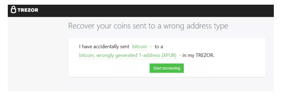 Trezor Develops Tool That Allows To Recover Cryptocurrency Sent In - 
