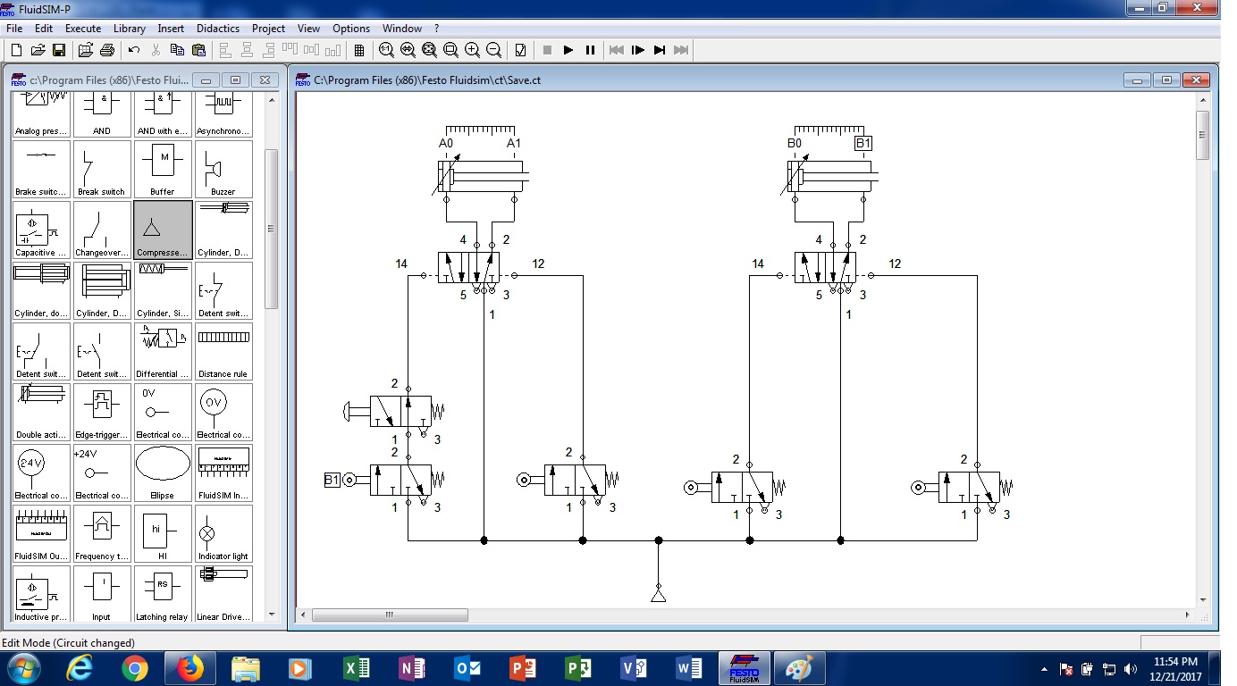 festo fluidsim pneumatic