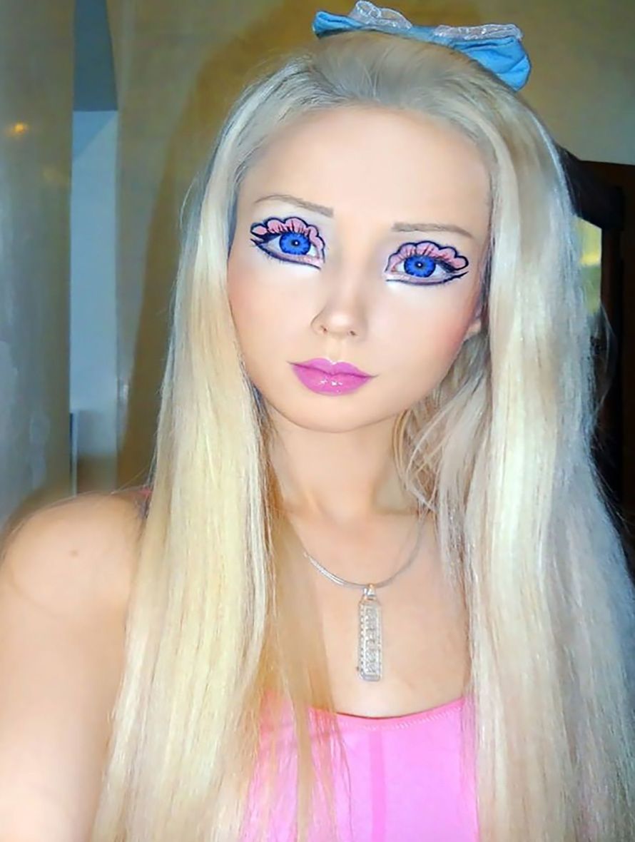 the girl that looks like a barbie doll