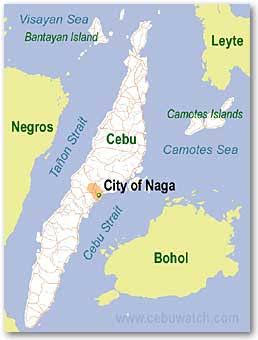 Map Of Naga City Cebu City Of Naga Cebu: "The City Of Lights" — Steemit