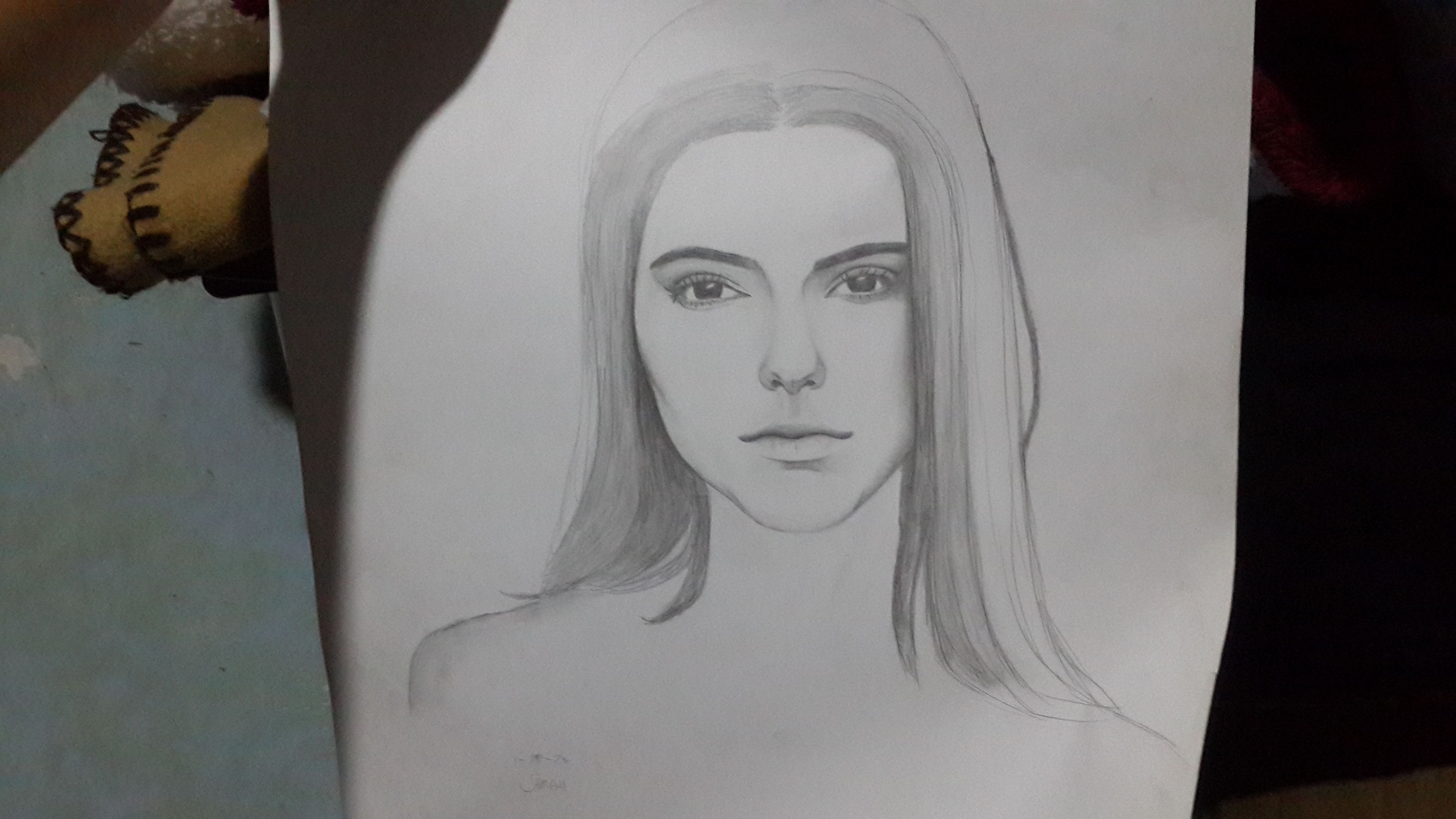 Kendall Jenner Portrait Pencil  Steemit