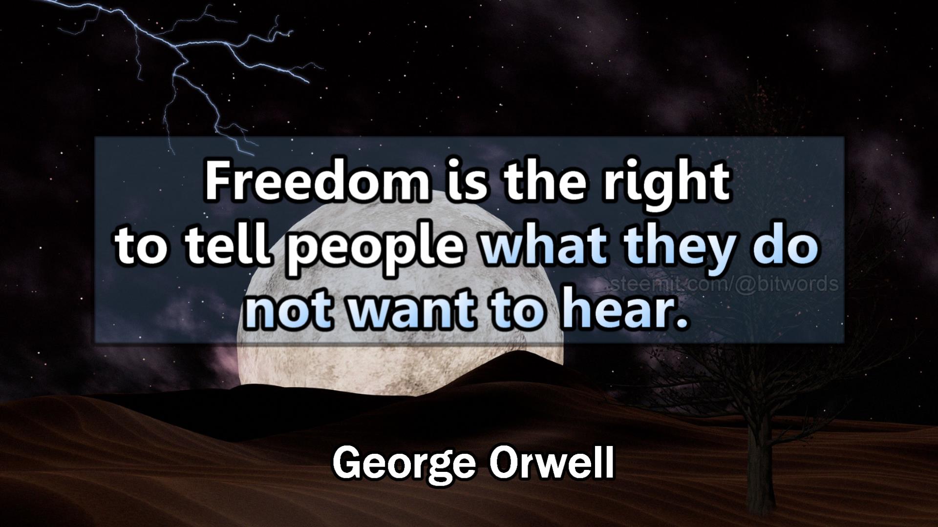 bitwords steemit quote of the day george orwell.jpg