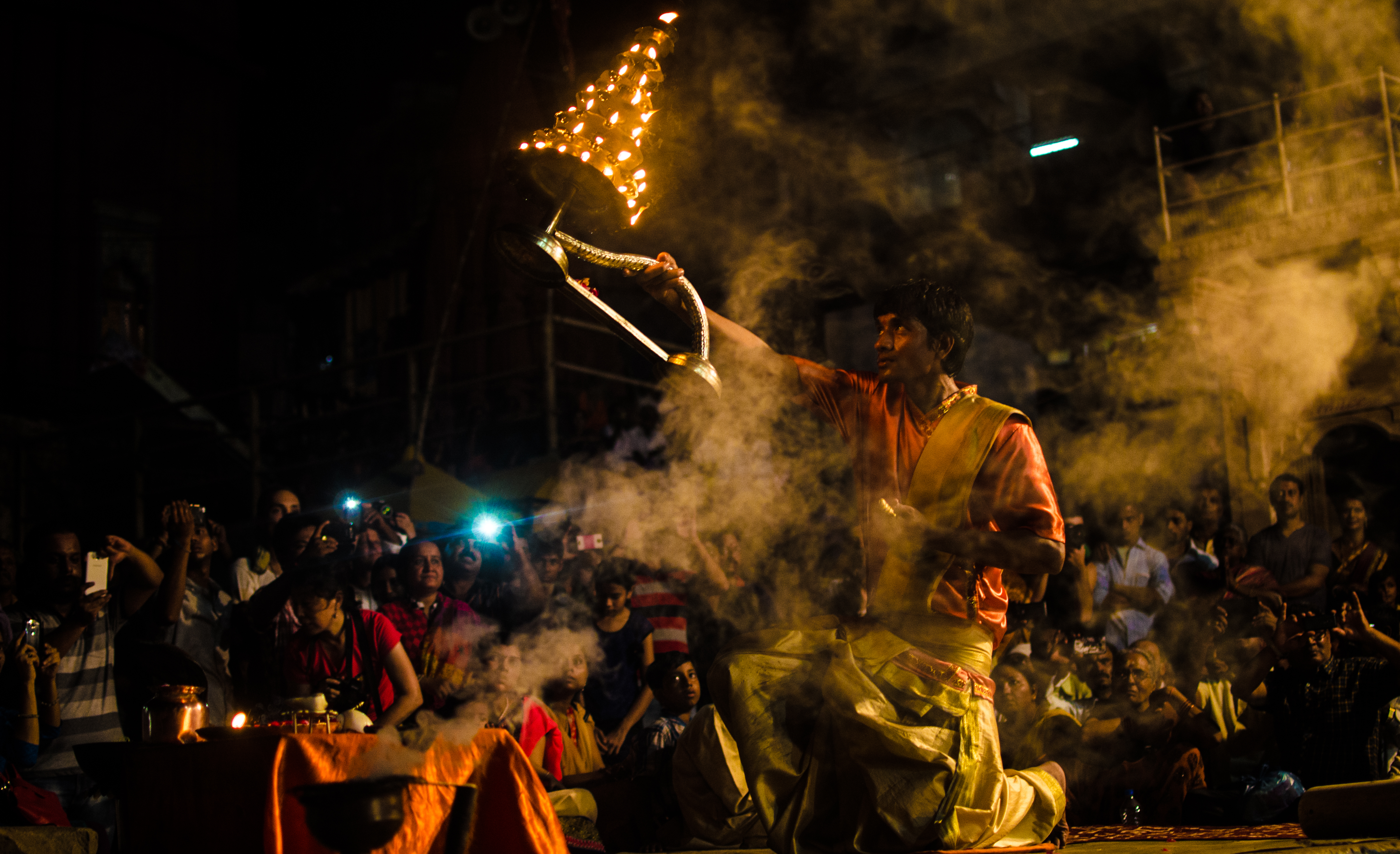 Ganga Arti at Dashashwamed Ghat