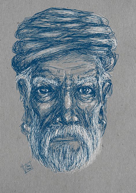 Rajasthani , sketch by vibhas virwani.jpg