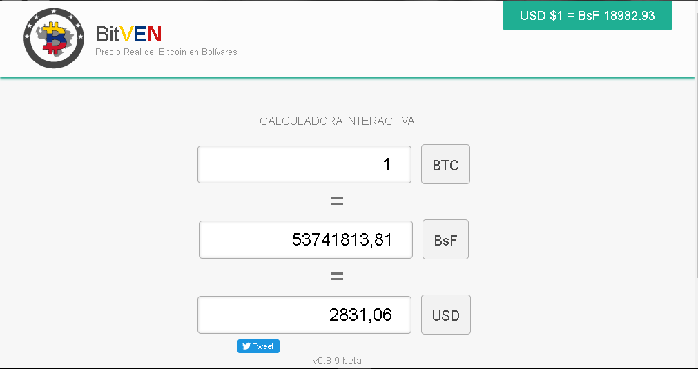 calculadora dolares a btc