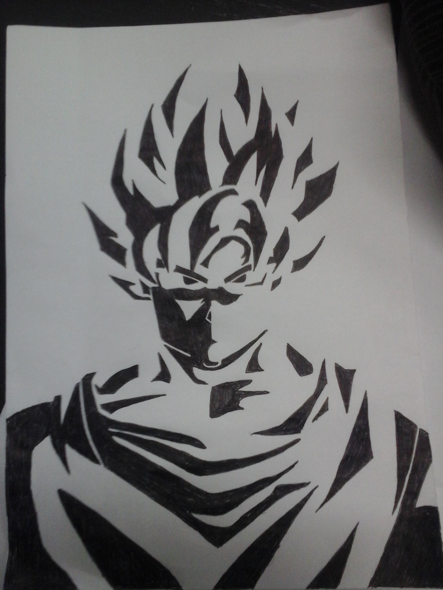 Dragon Ball Z Stencil Art - Best Tattoo Ideas