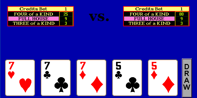 Jacks or better vs bonus poker