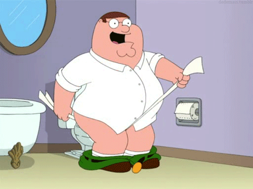 Cartoon Animated Toilet Paper Gif Week: Family Guy | David Atkinson's Blog