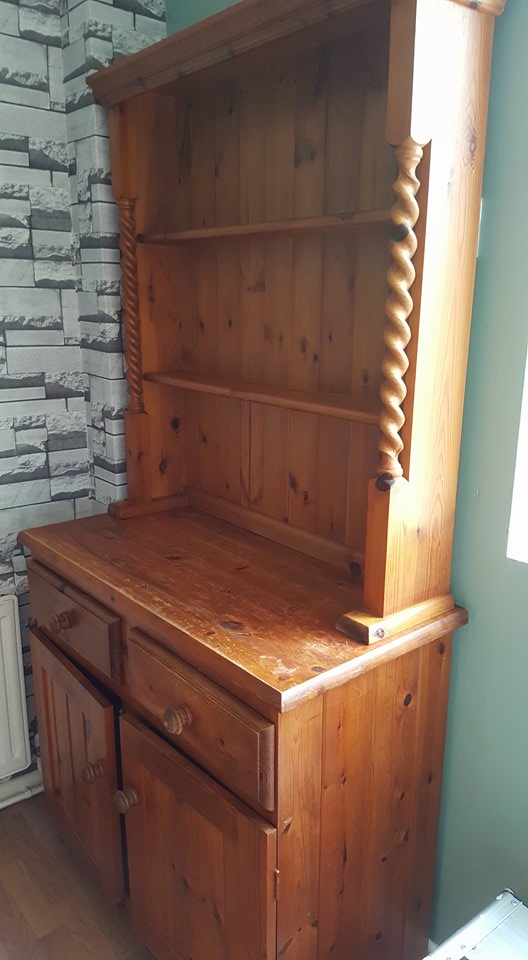 Decoupage Welsh Dresser Upcycle Furniture Project Steemit