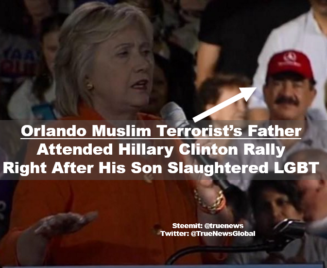 Mateen's Father Attended Hillary Rally.PNG