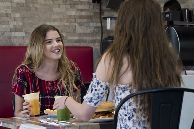 2017 Burger and Salad Haus girls having lunch.jpg