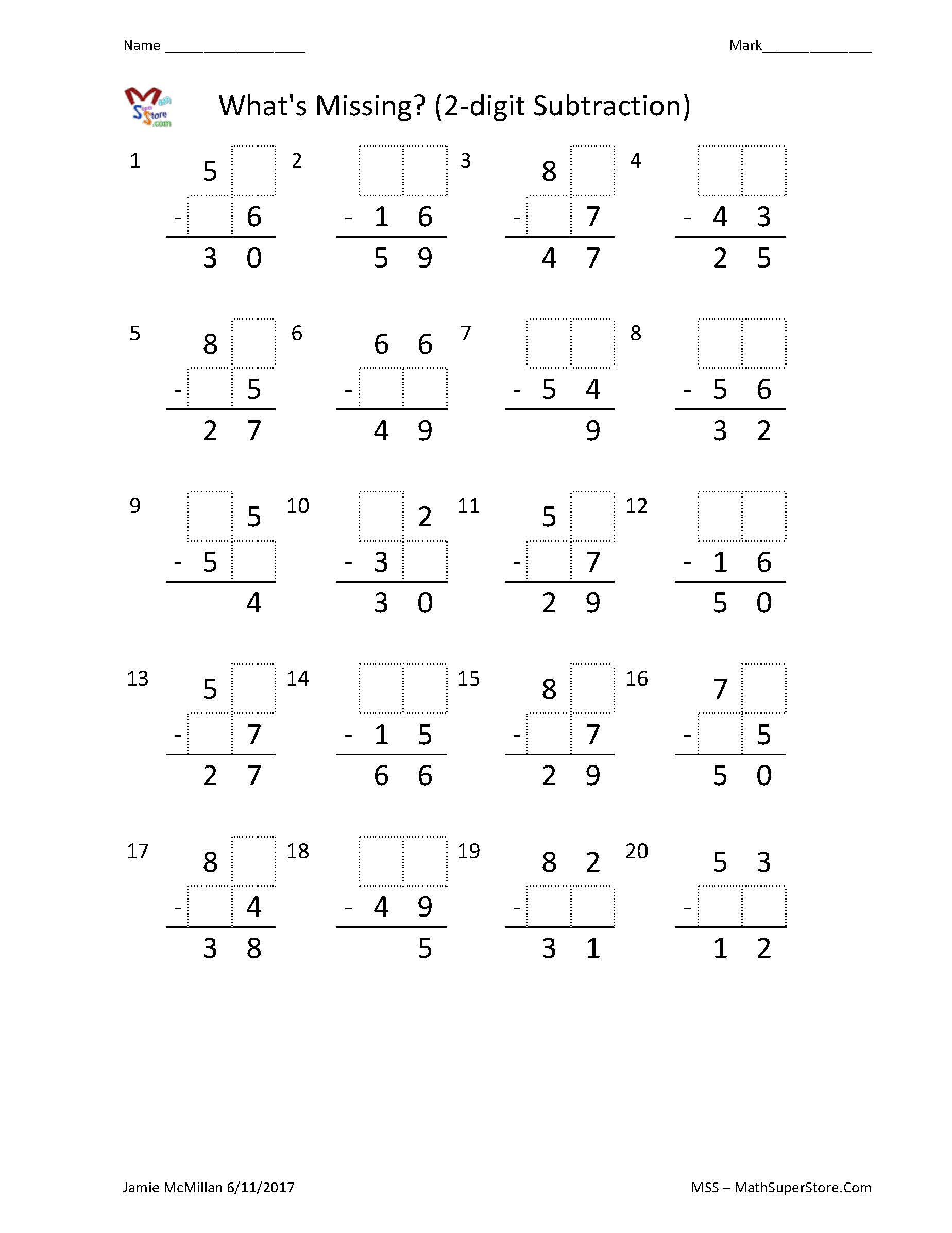 What's Missing 2 digit Subtraction_Page_1.jpg