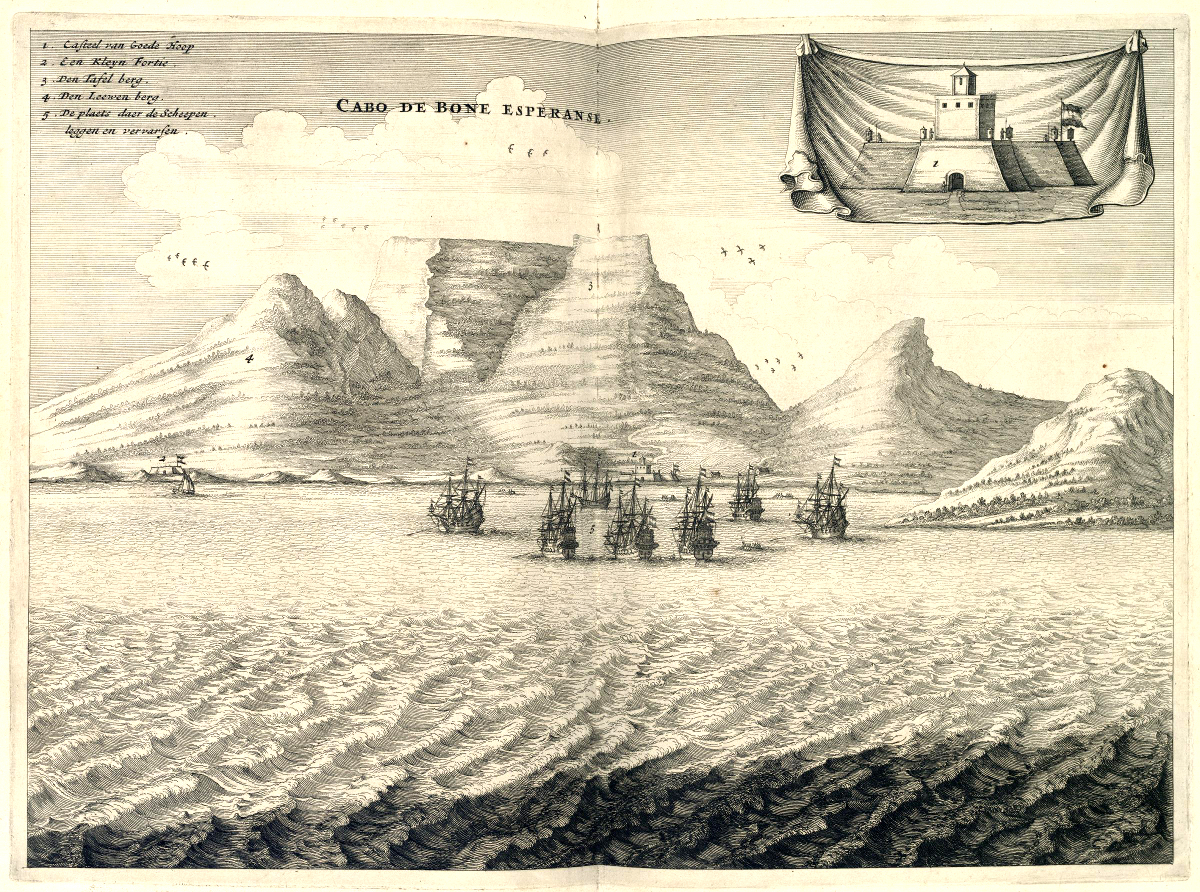 View of the Cape of Good Hope 1668 jacob Von Meurs expired.jpg