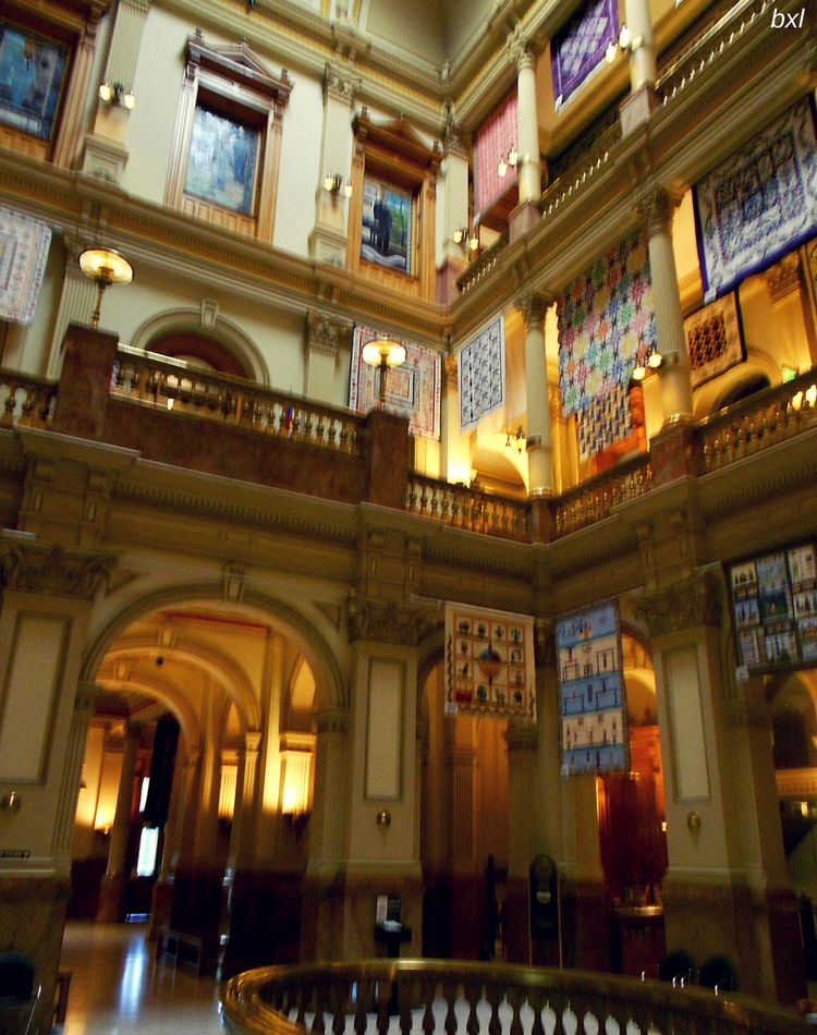 Denver Colorado Quilt show State Capital building golden hour photography bxlphabet.jpg