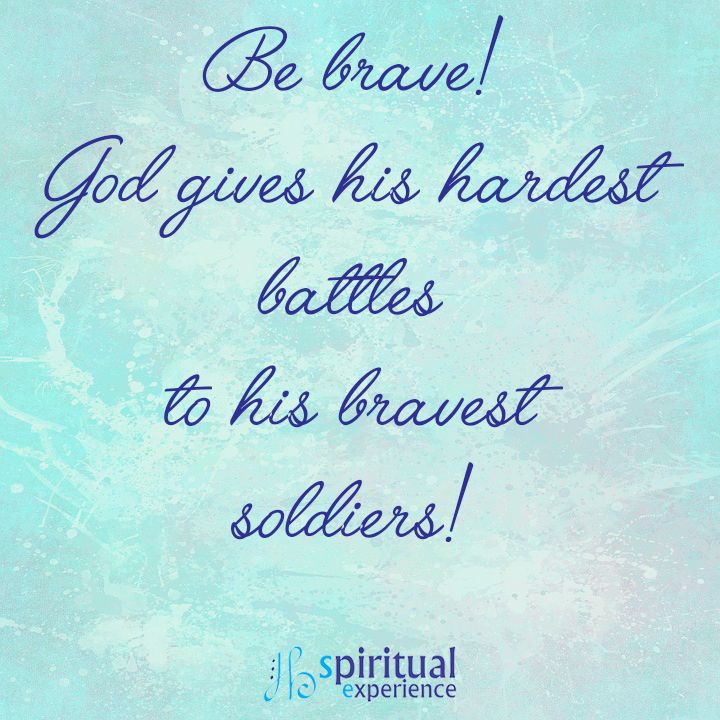 Mauidining: God Gives His Toughest Battles Quote