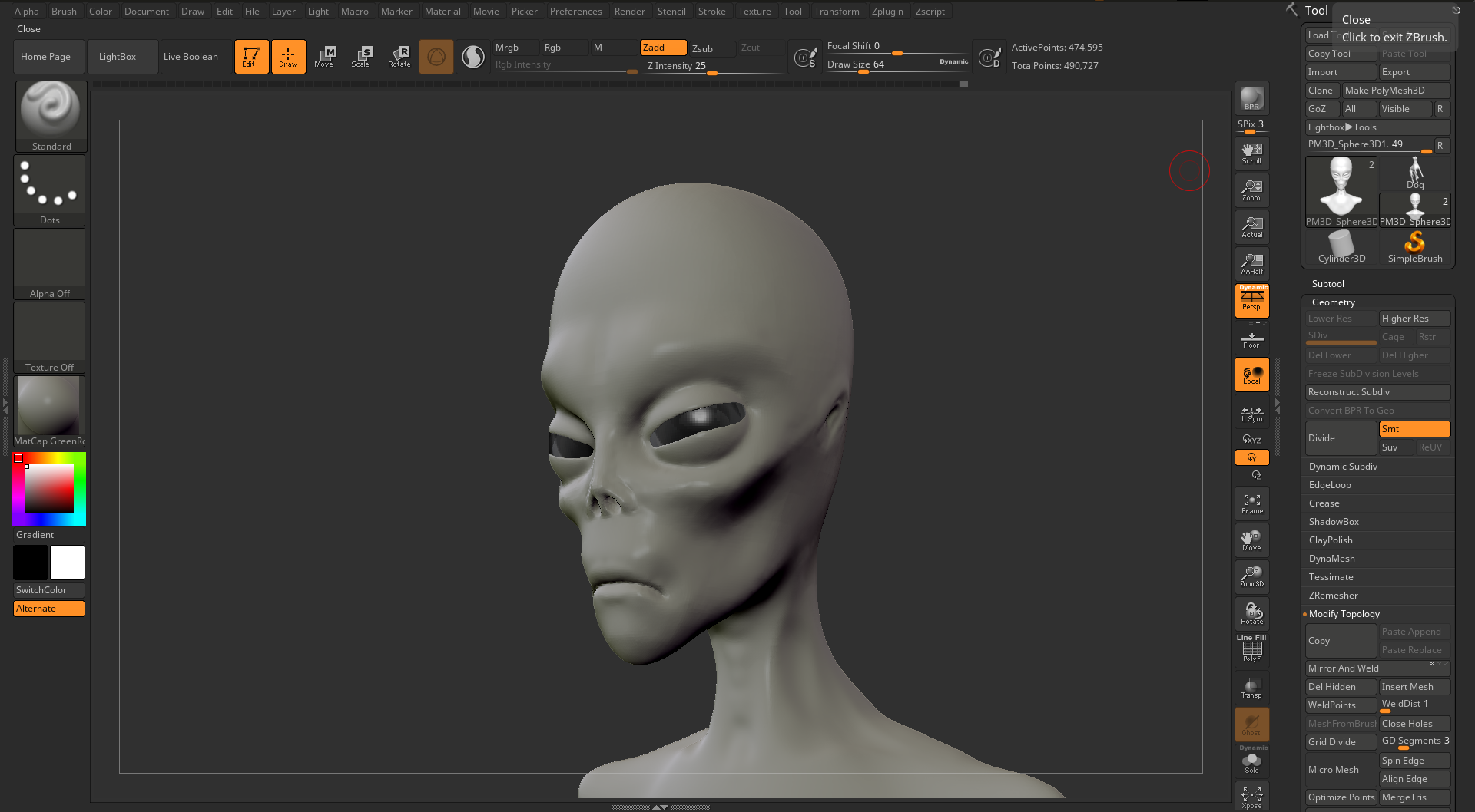 Zbrush как сохранить проект