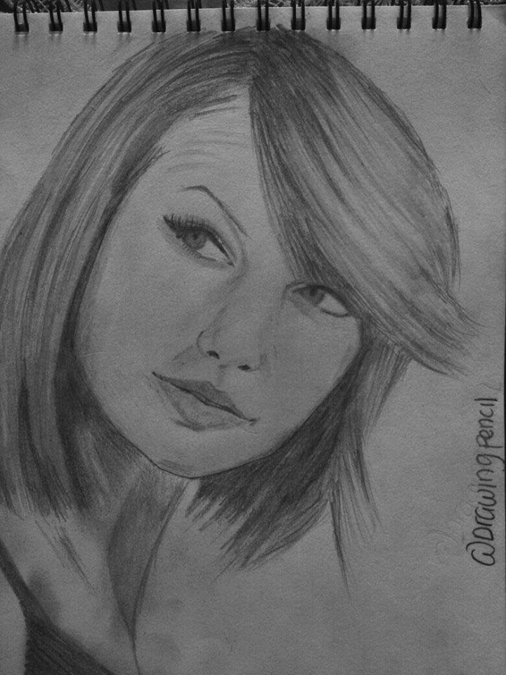 Enjoy with my passion for drawing .. Taylor Swift video on D