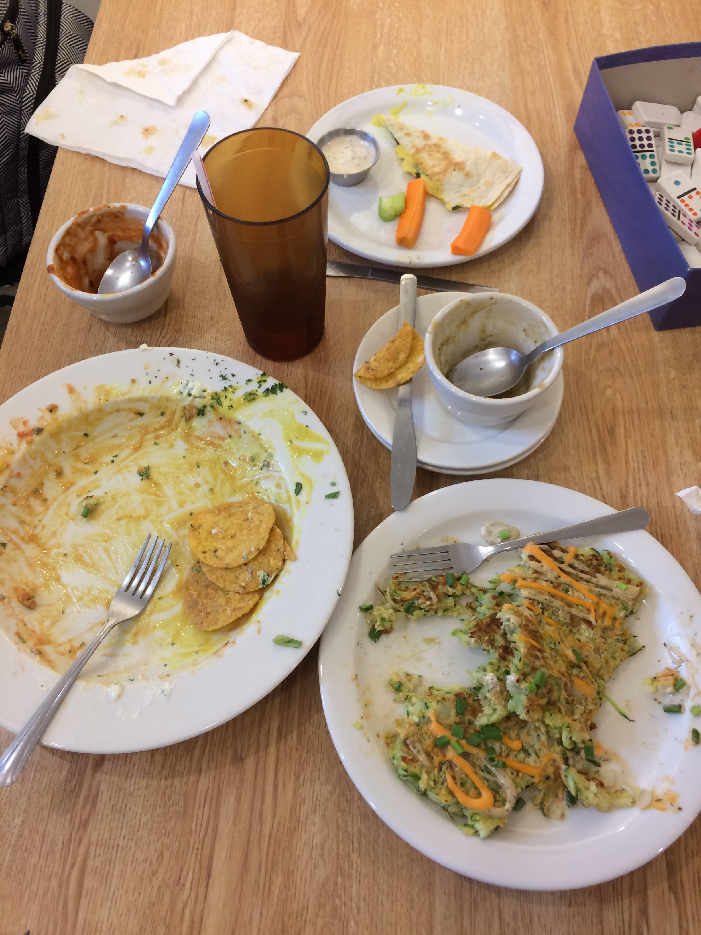 Finished Meal Sluggo's North Vegetarian Cafe in Chattanooga, Tennessee!.JPG