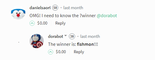 dorabot winner test