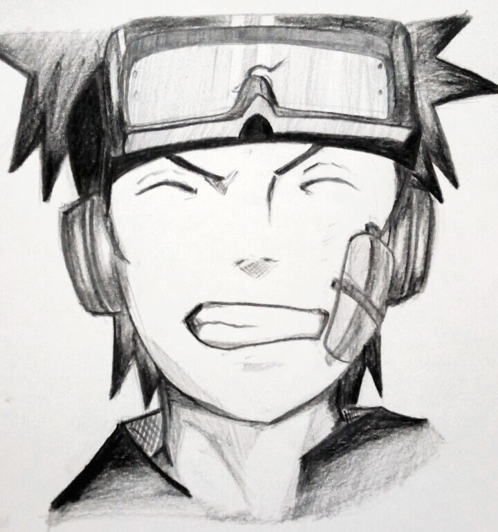 This is Uchiha Obito from Naruto.  Naruto sketch, Naruto drawings, Anime  sketch