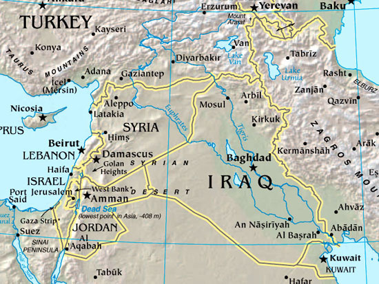 Euphrates River Maps