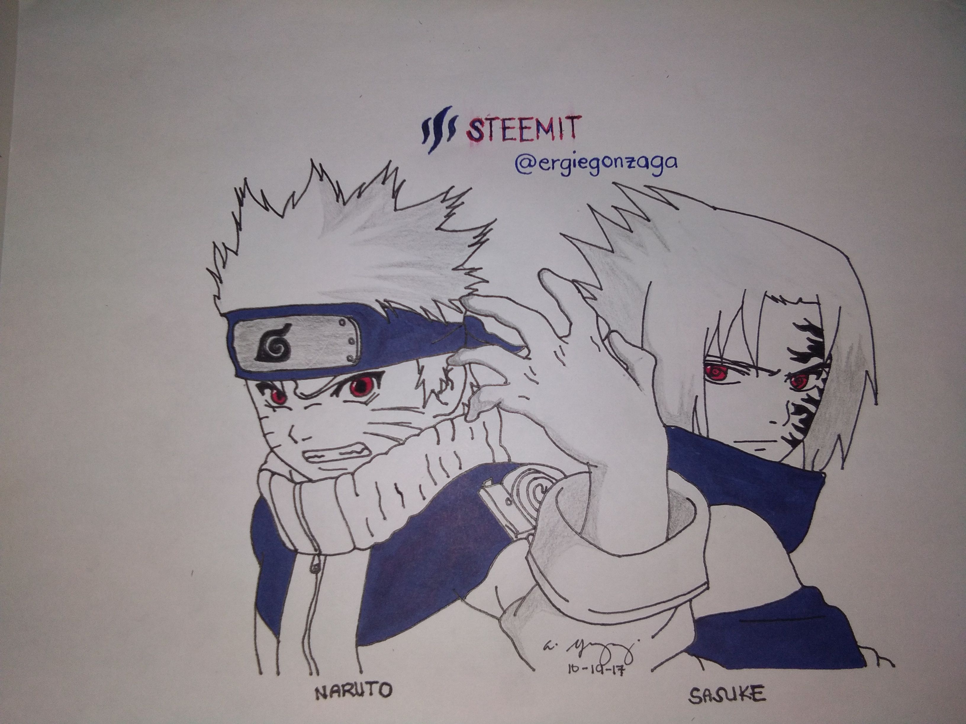 Drawing naruto step by step — Steemit