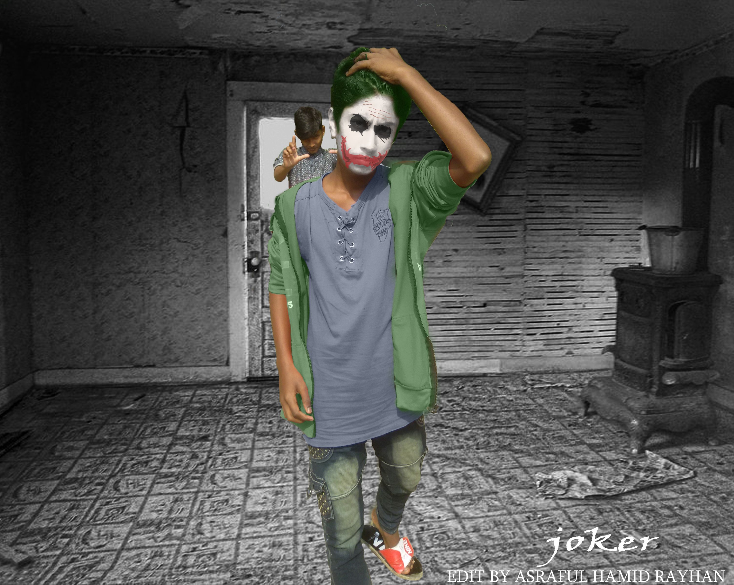 Joker Style Photoshoot Moment Photo Manipulation Steemit