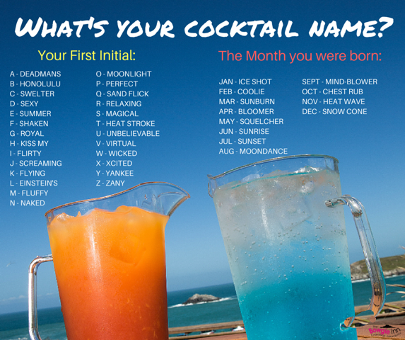 Cocktail & Drink Names That Start With 'B