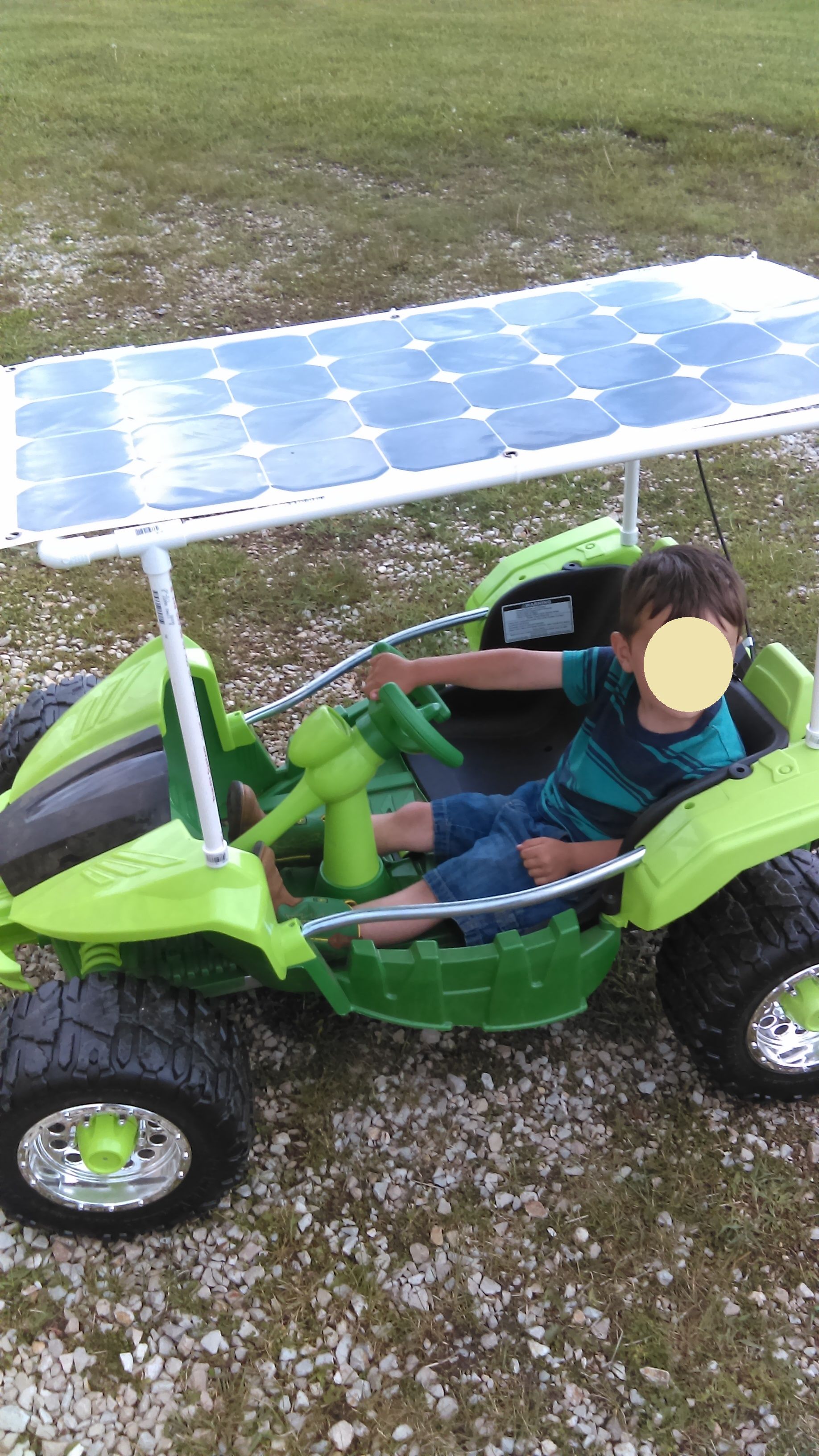 solar powered power wheels