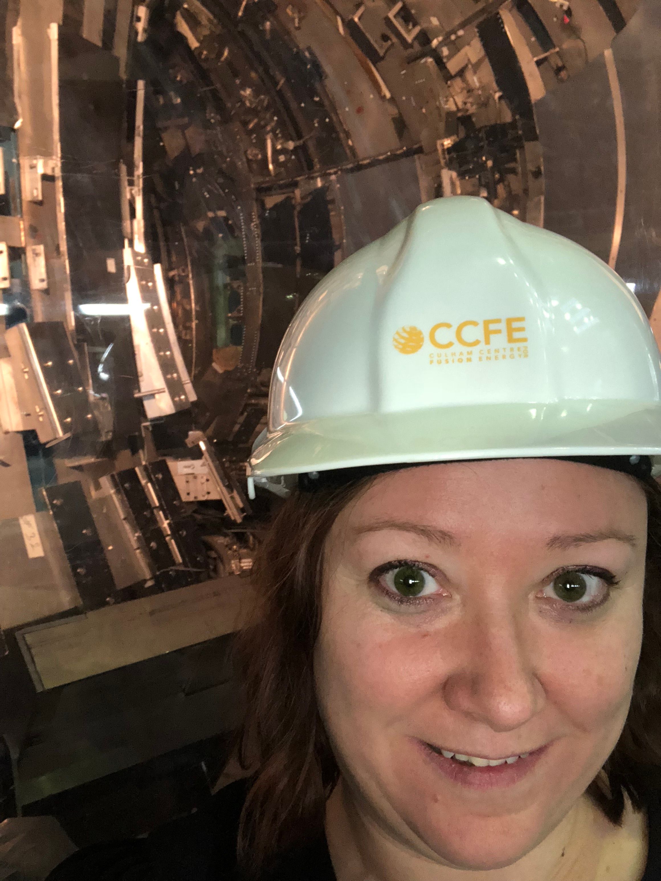 selfie at fusion reactor