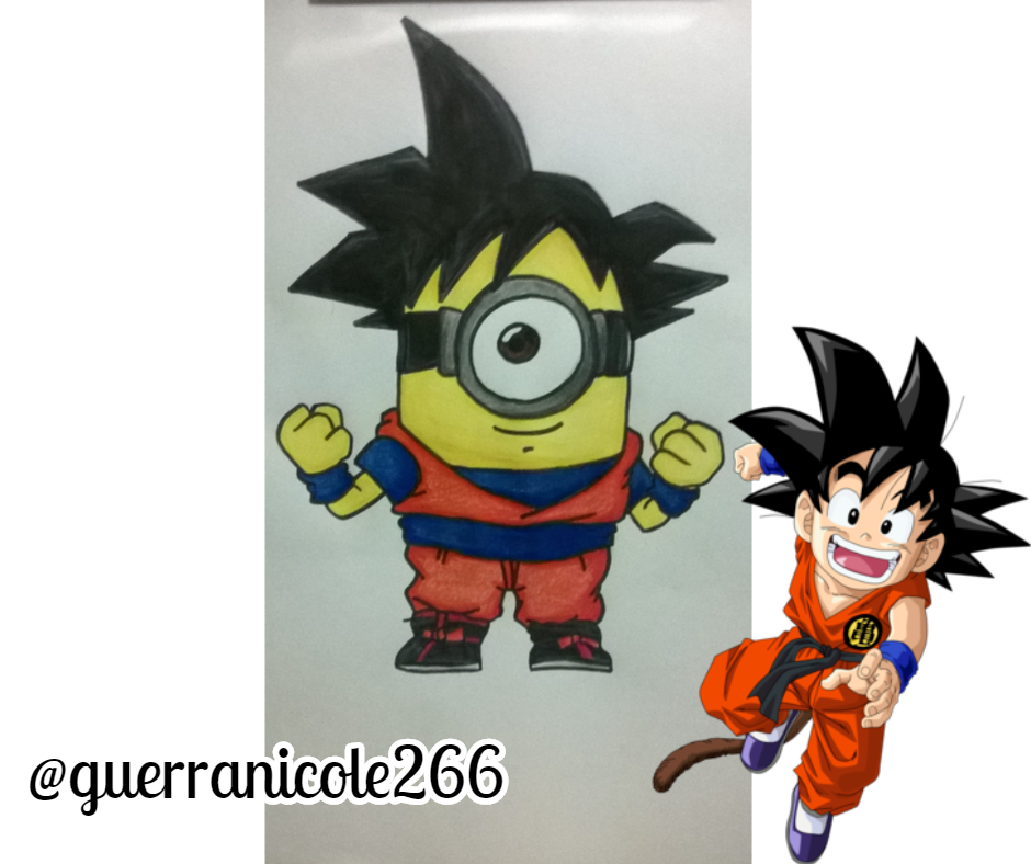 Drawing Goku as a Minion! — Steemit
