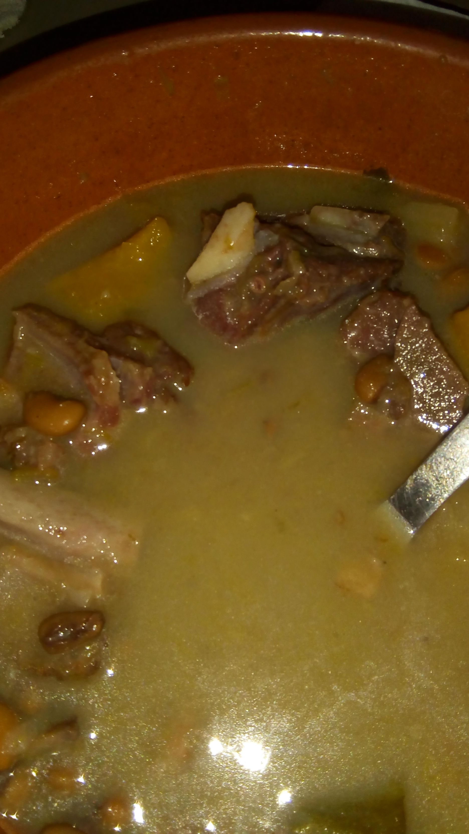 SOPA DE FRIJOLES CON HUESO AHUMADO — Steemit