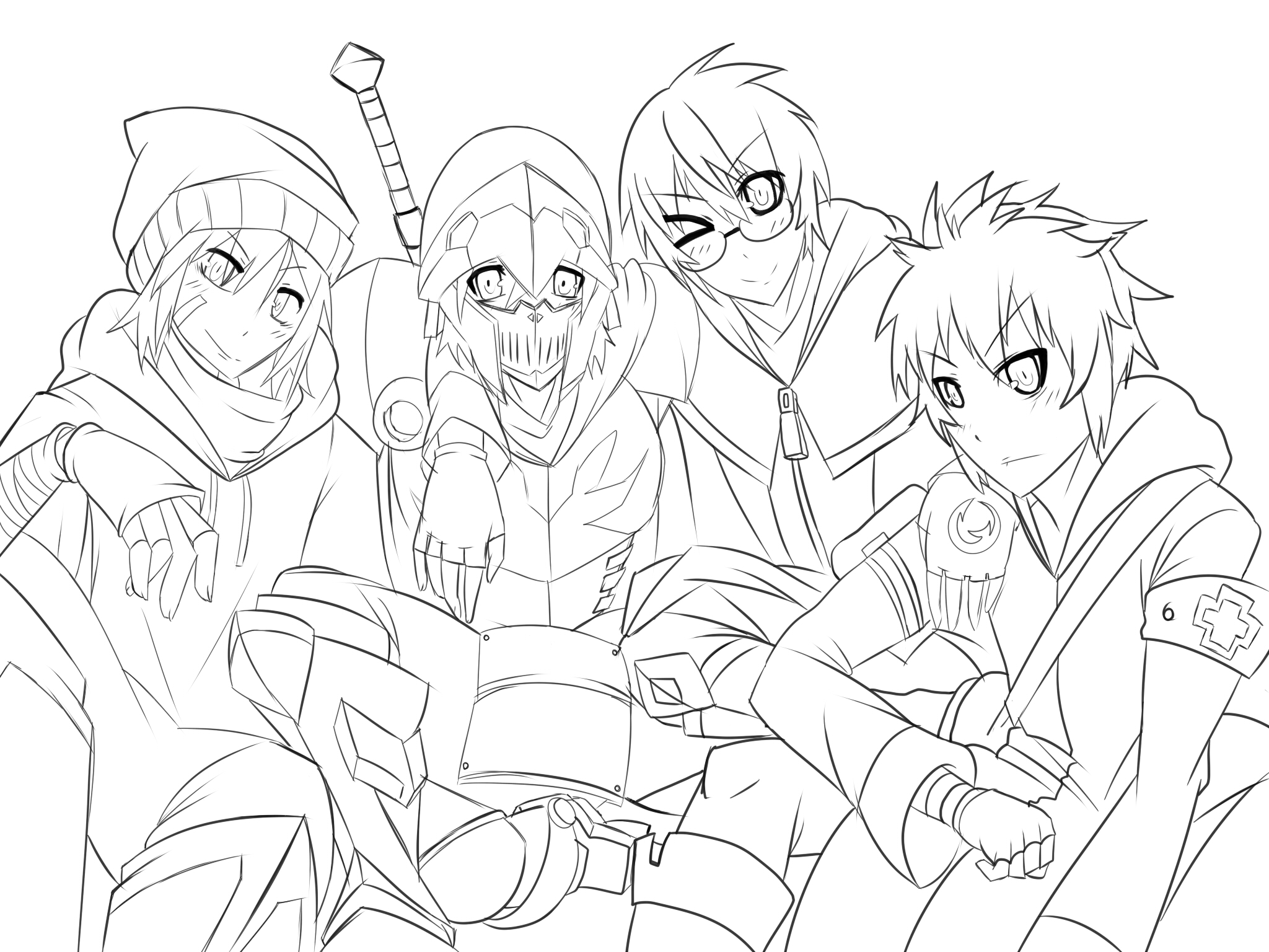 4 Brothers_Lineart.jpg