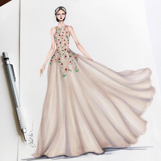 Beginner Fashion Design Sketches Of Dresses | Best Funny Images