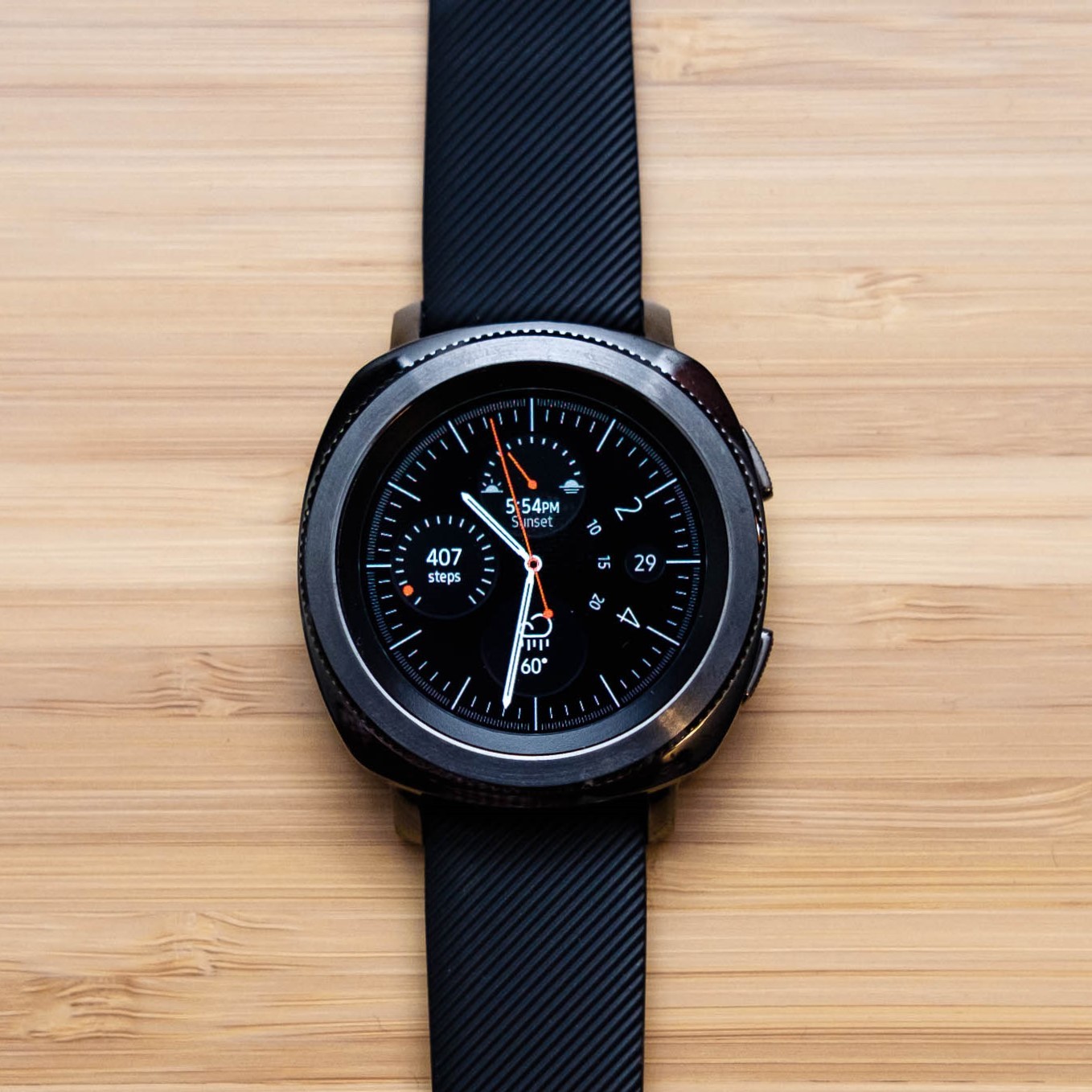 samsung gear sport clock faces