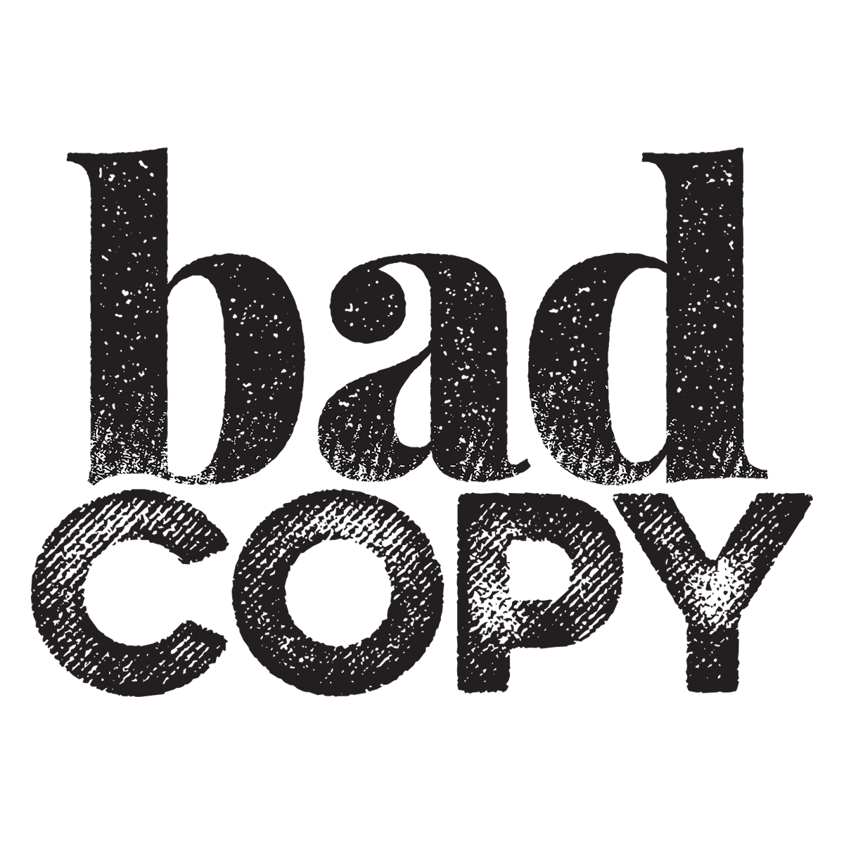 Bad copy logo. Copy logo. Bad. Bad copy background.