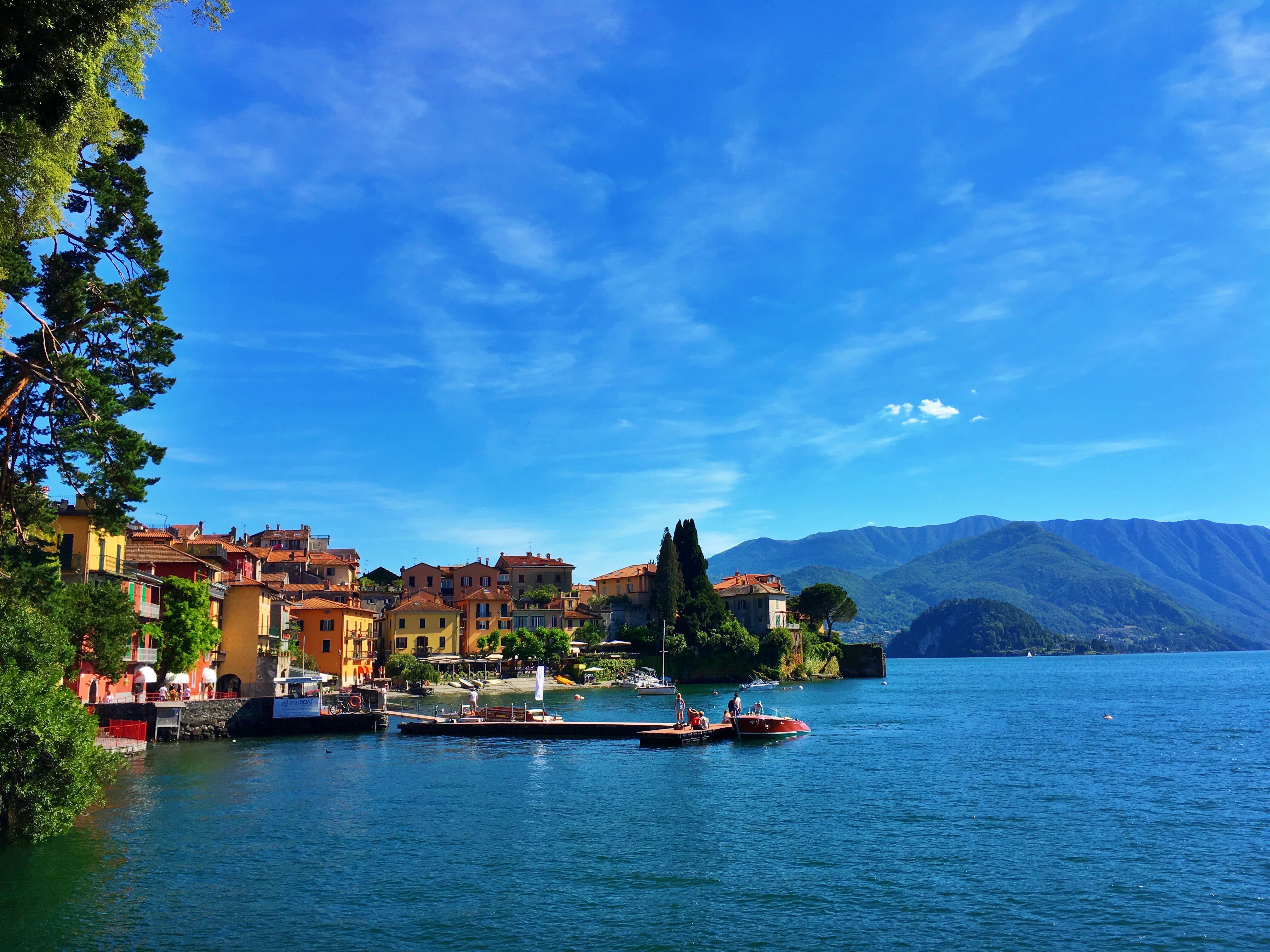 Color Challenge Friday Blue Lake Como Italy Steemit