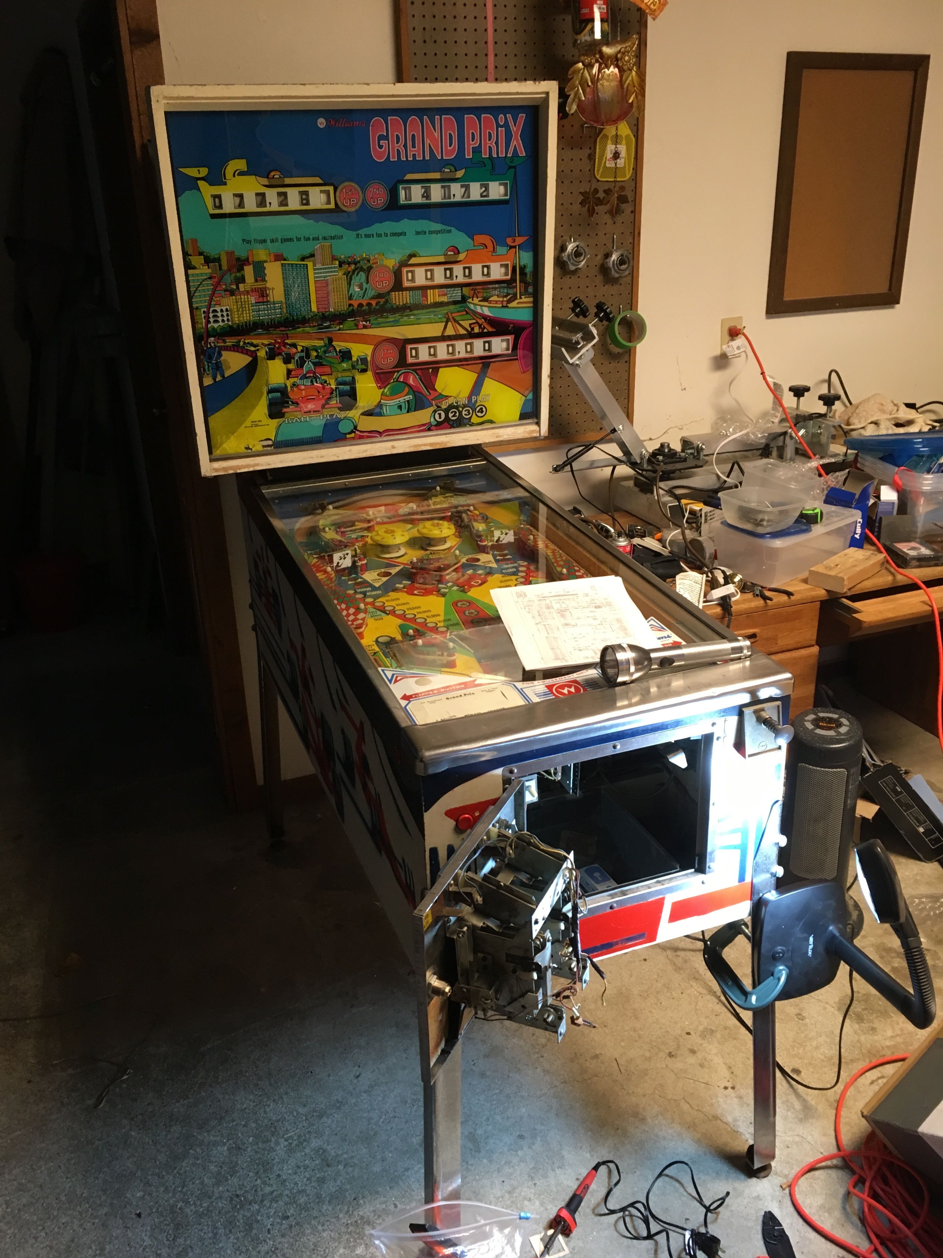 Bringing a vintage, electro-mechanical Pinball Machine (mostly) back to ...