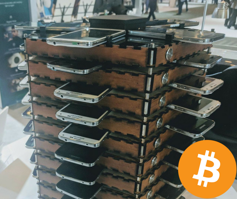 Samsung Manufactures A Bitcoin Mining Device Using 40 Galaxy S5 - 