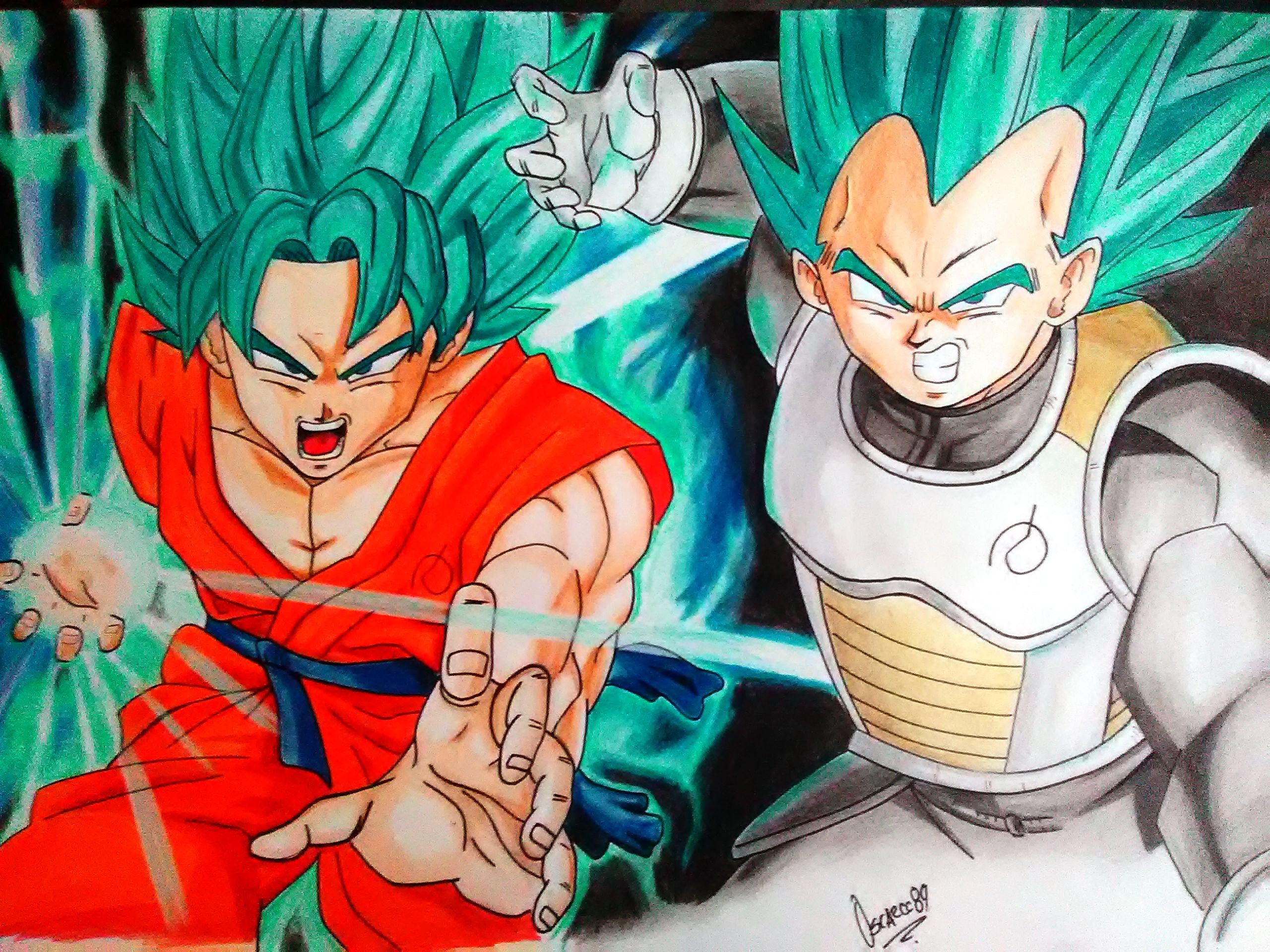 Drawing Goku Ultra Instinct In 9 Art Styles - anime post - Imgur