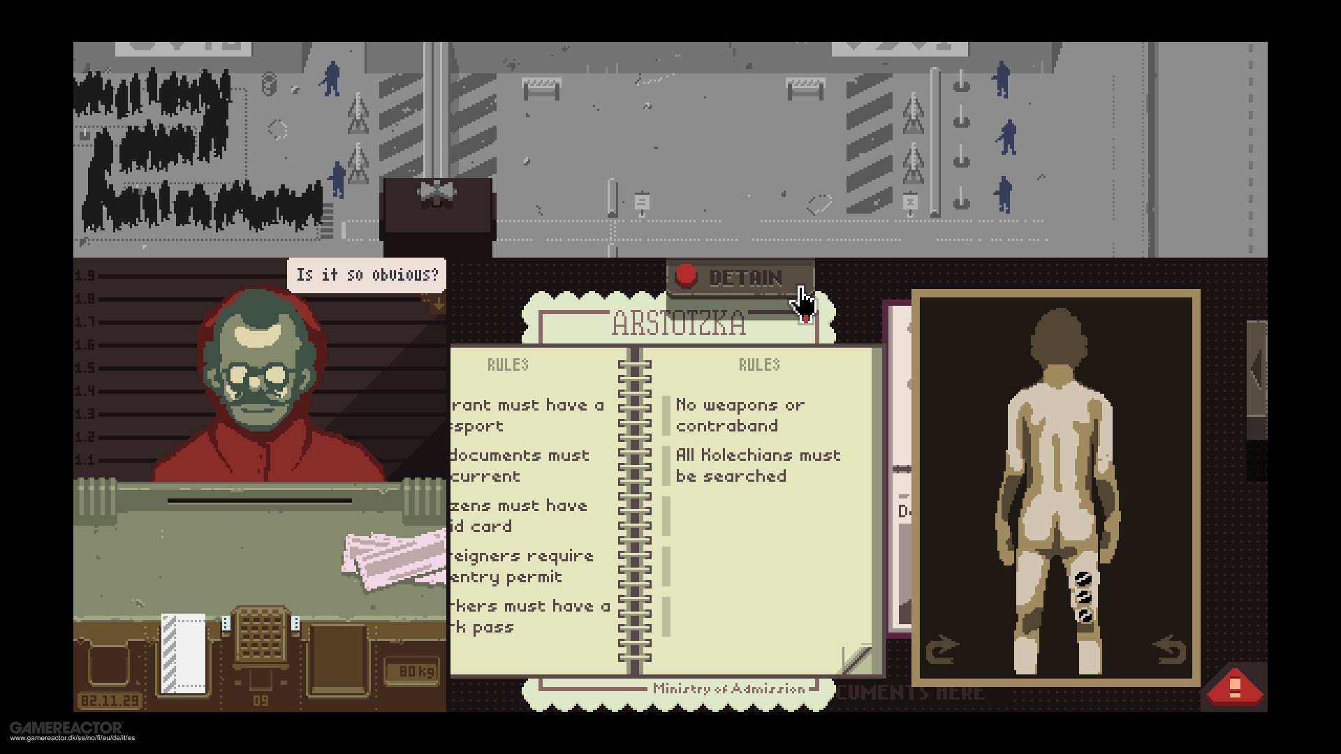 Papers, Please Review: Glory to Arstotzka!