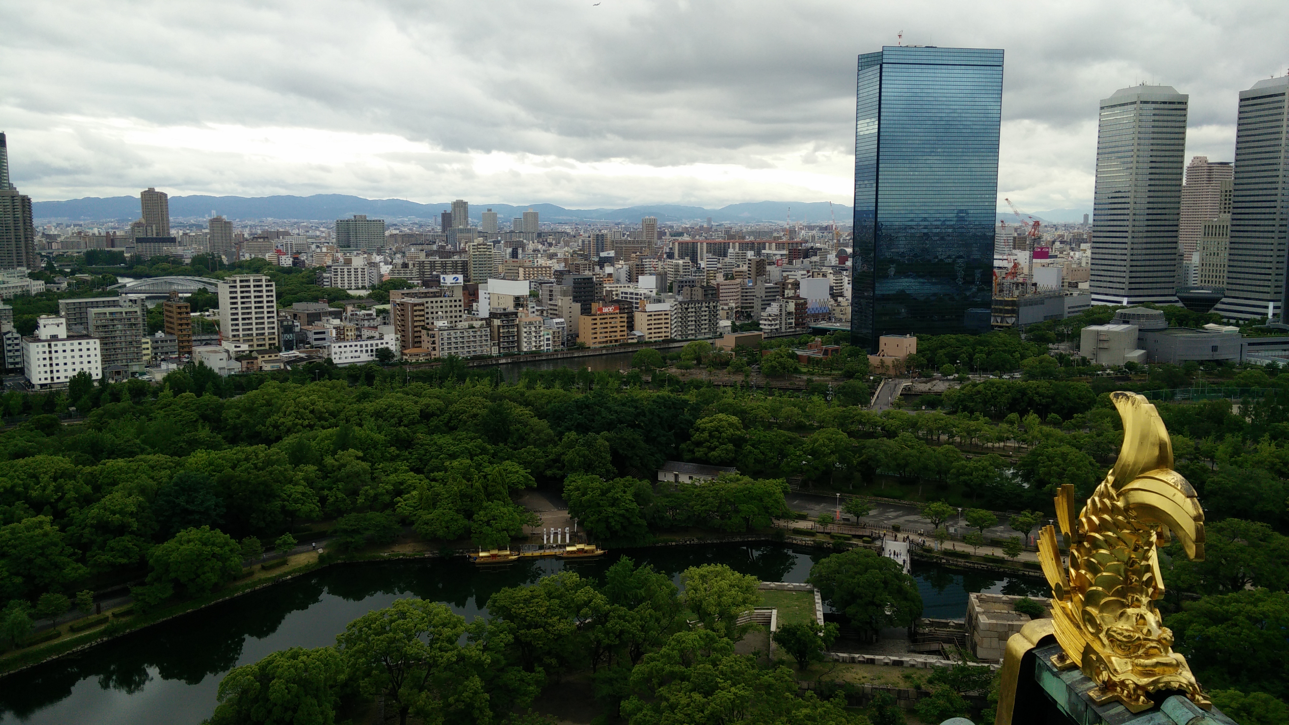 View from the roof of the castle